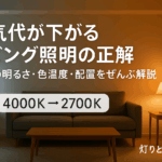 電気代が下がるリビング照明の正解｜LEDの明るさ・色温度・配置をぜんぶ解説